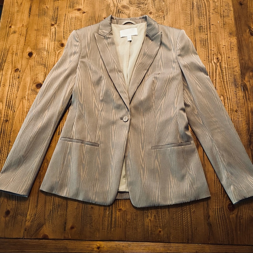 NWOT Hugo Boss Jaxtiny Woodgrain Suit Jacket